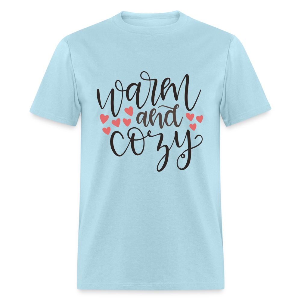 Warm and Cozy T-Shirt - powder blue