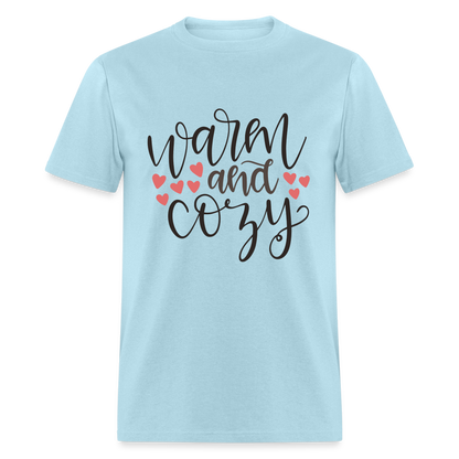 Warm and Cozy T-Shirt - powder blue