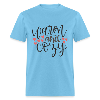 Warm and Cozy T-Shirt - aquatic blue