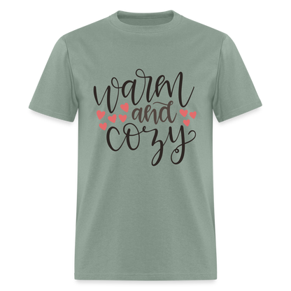 Warm and Cozy T-Shirt - sage