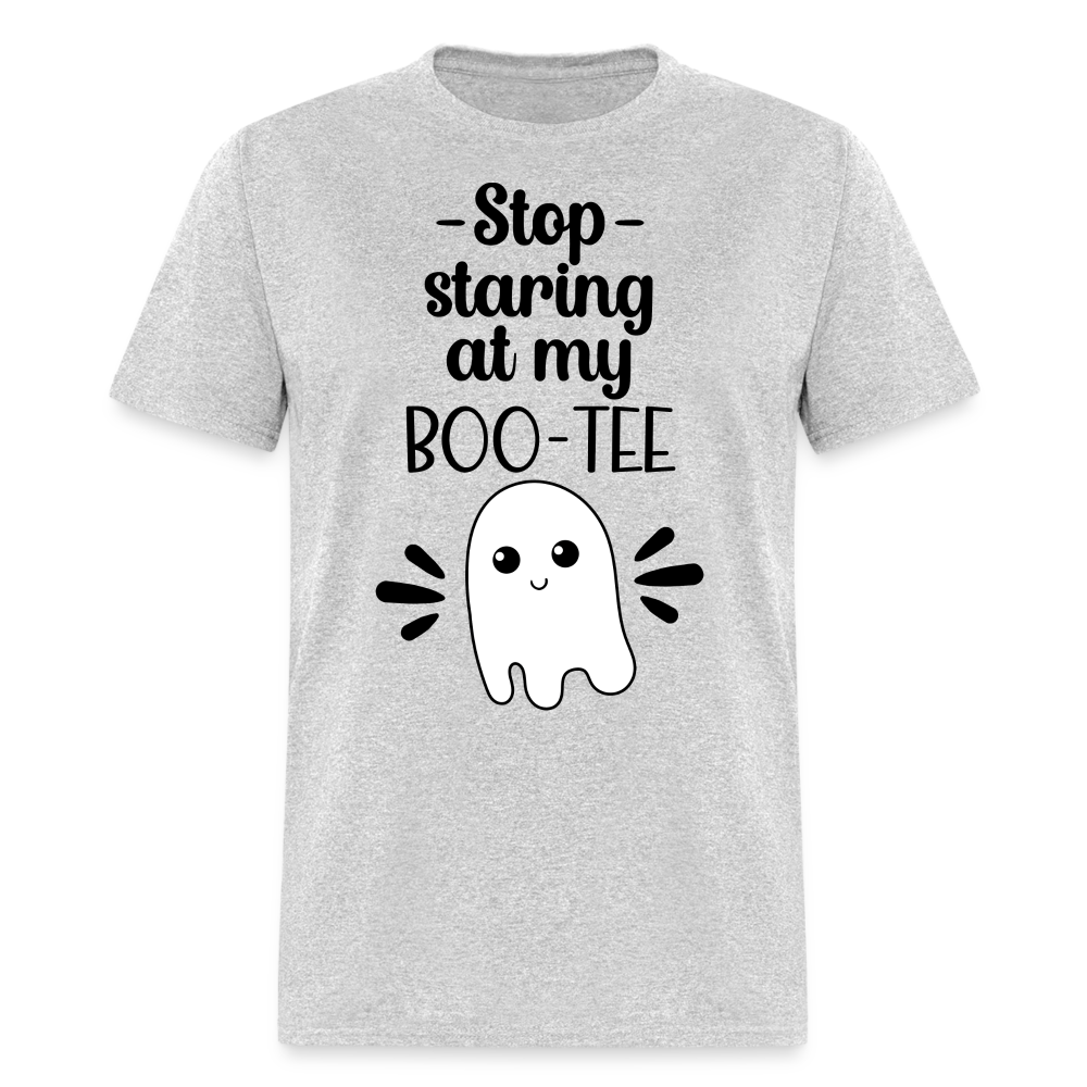 Stop Staring at my Boo-Tee T-Shirt - heather gray