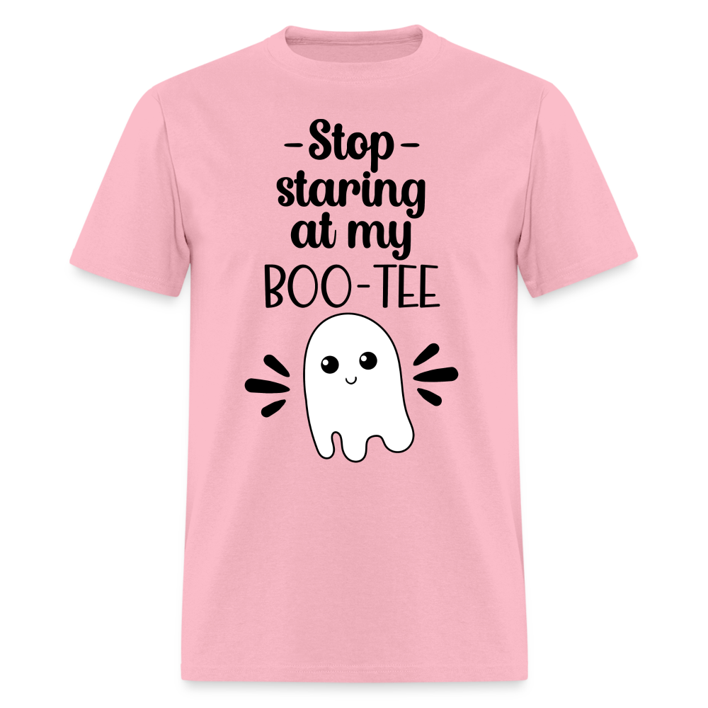 Stop Staring at my Boo-Tee T-Shirt - pink