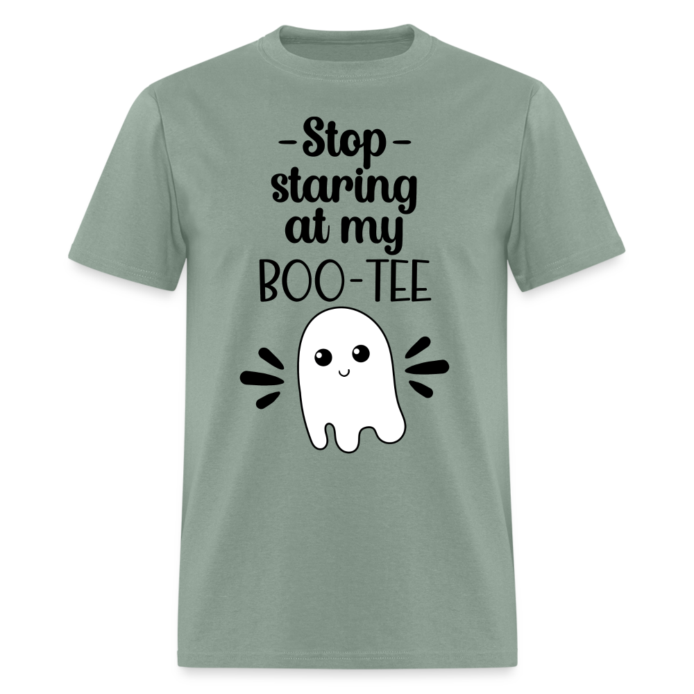 Stop Staring at my Boo-Tee T-Shirt Color: sage