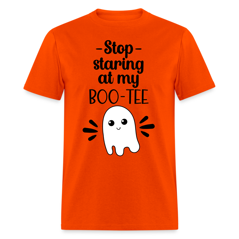 Stop Staring at my Boo-Tee T-Shirt - orange