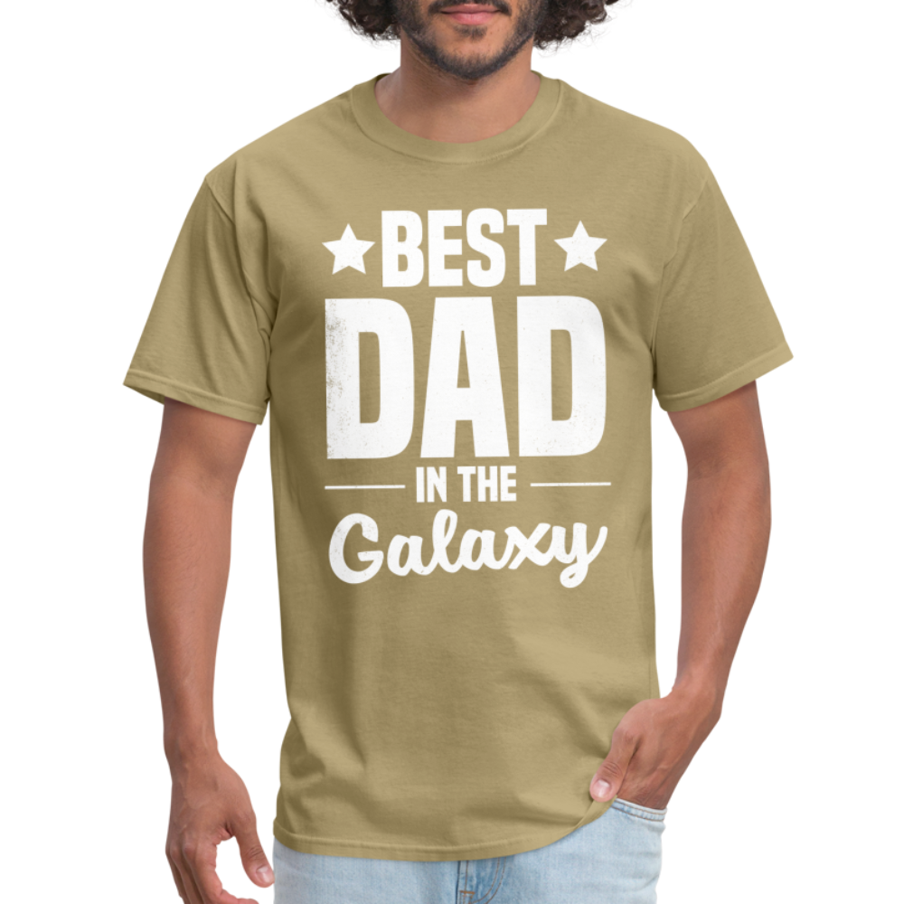 Best Dad in the Galaxy T-Shirt - khaki