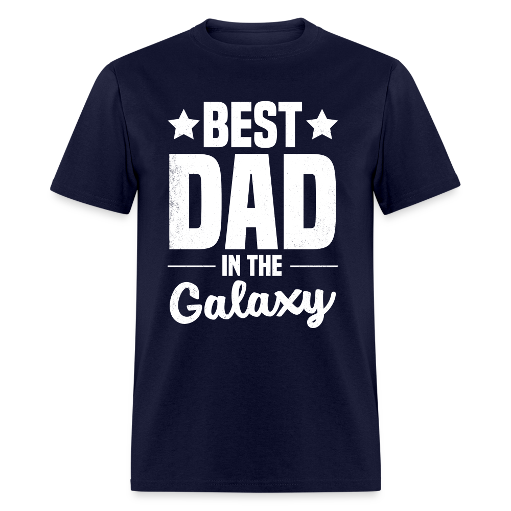 Best Dad in the Galaxy T-Shirt - navy