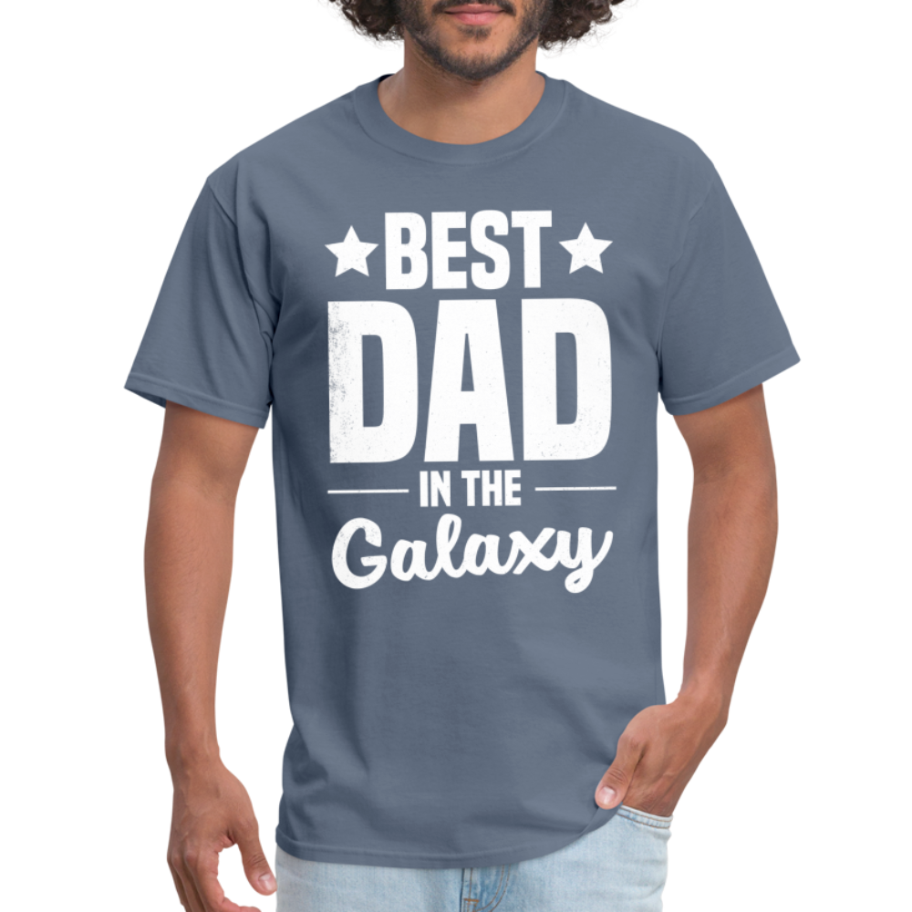 Best Dad in the Galaxy T-Shirt - denim