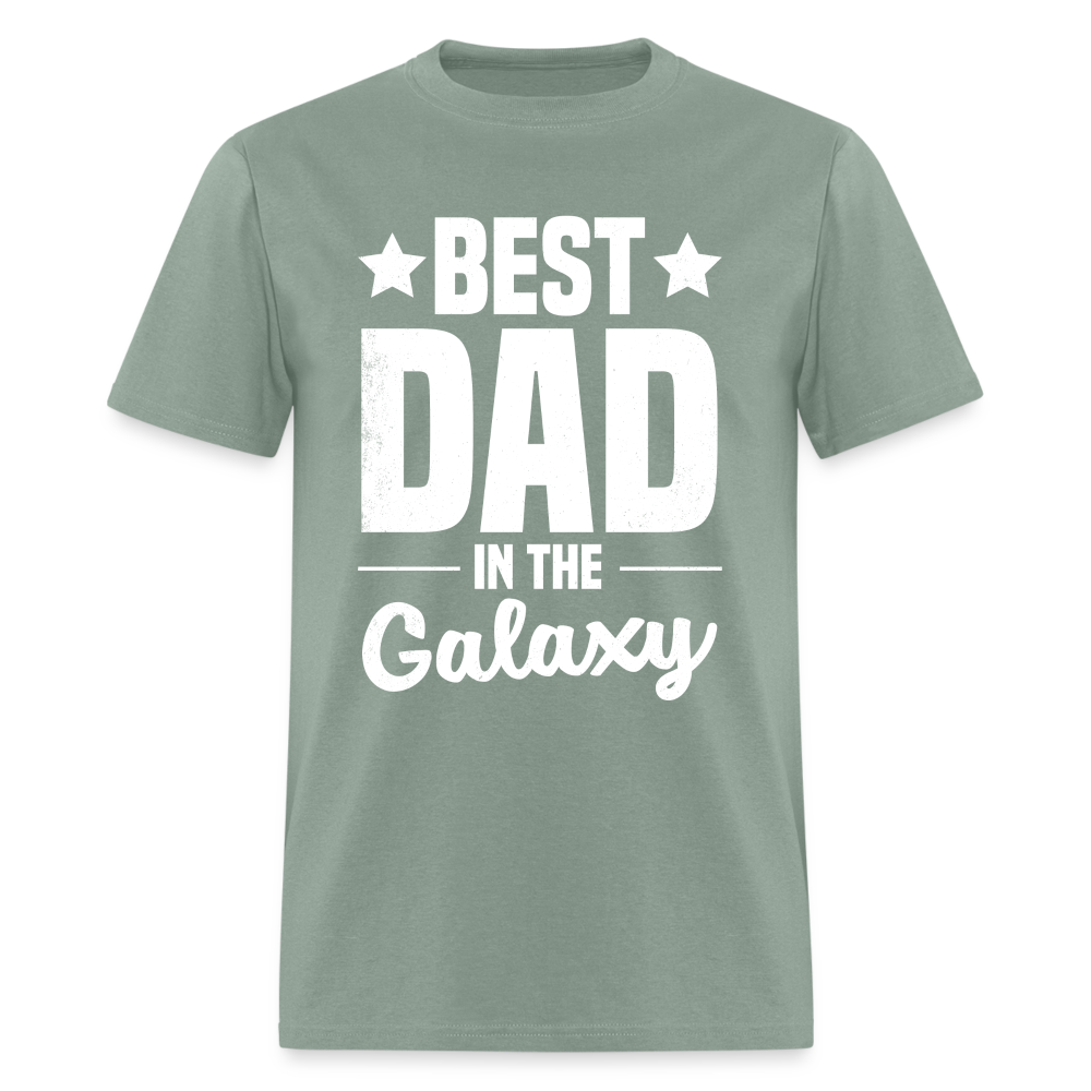 Best Dad in the Galaxy T-Shirt - sage