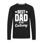 Best Dad in the Galaxy Men's Premium Long Sleeve T-Shirt
