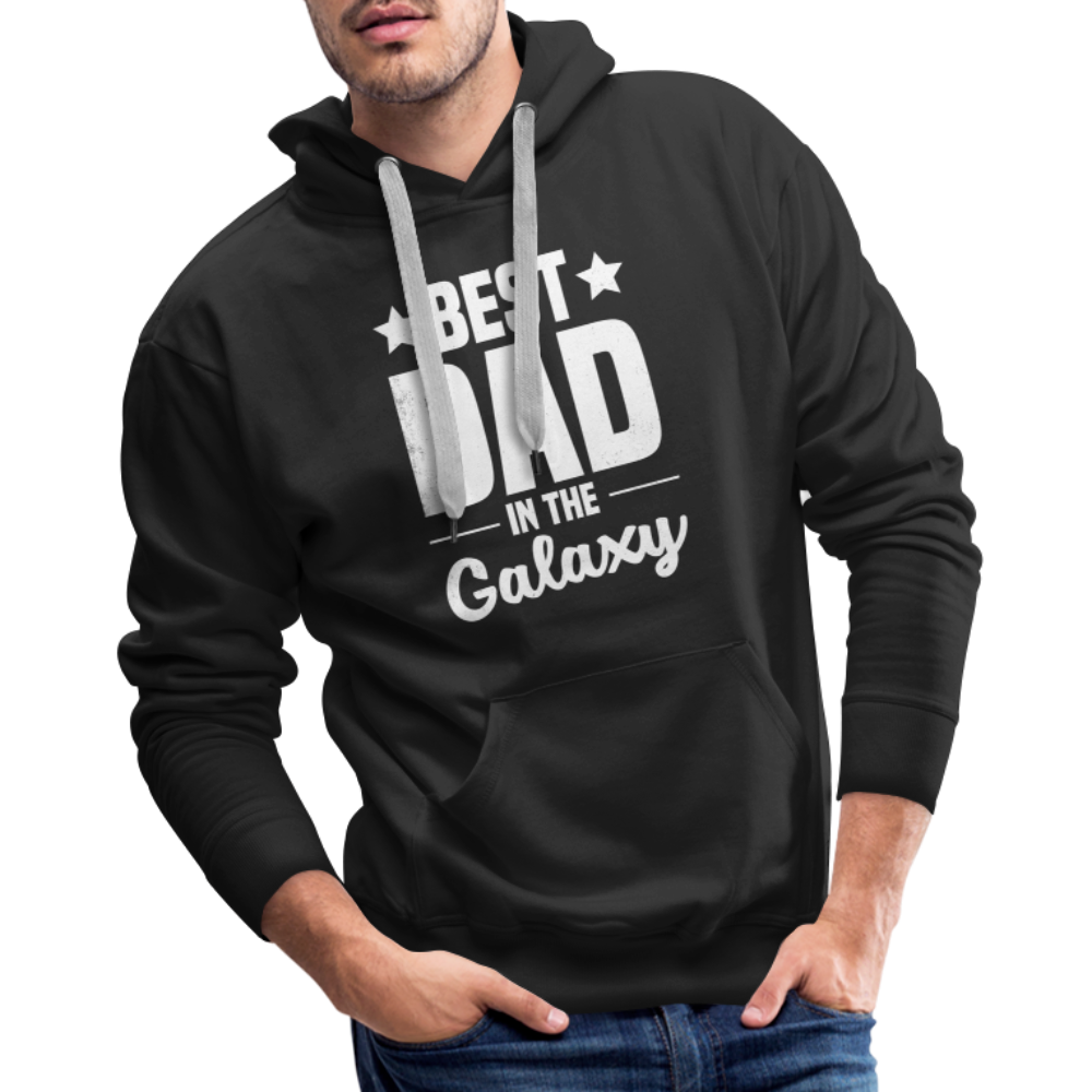 Best Dad in the Galaxy Men’s Premium Hoodie - black