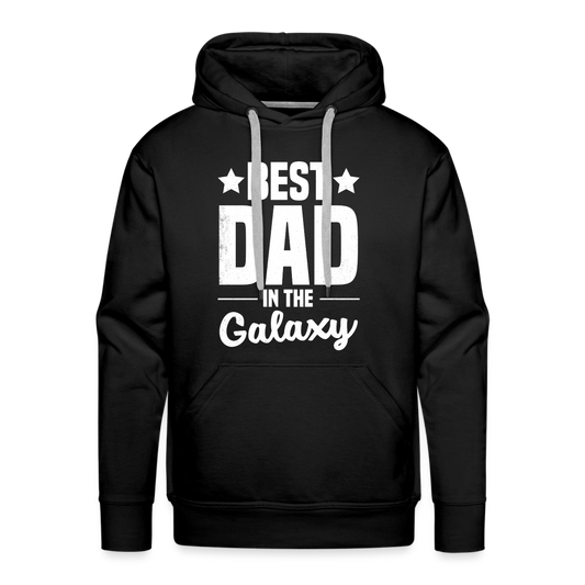 Best Dad in the Galaxy Men’s Premium Hoodie - black