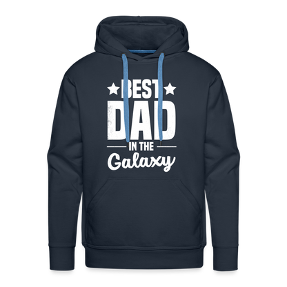 Best Dad in the Galaxy Men’s Premium Hoodie - navy