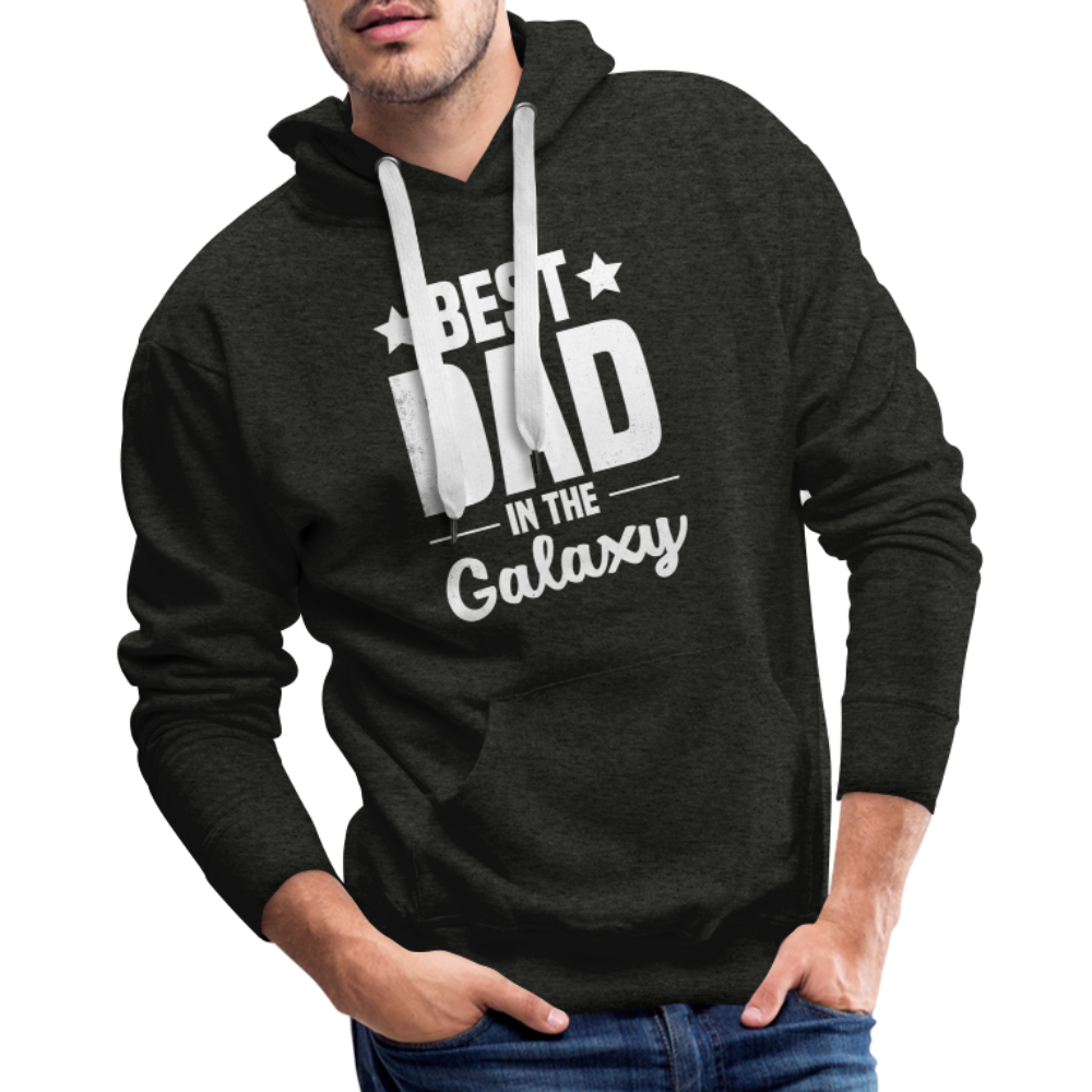 Best Dad in the Galaxy Men’s Premium Hoodie - charcoal grey