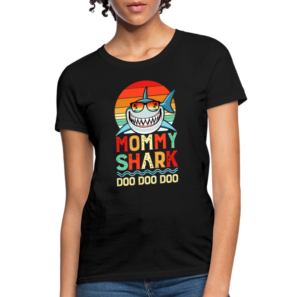 Mommy Shark Doo Doo Doo T-Shirt - black