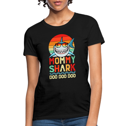 Mommy Shark Doo Doo Doo T-Shirt - black