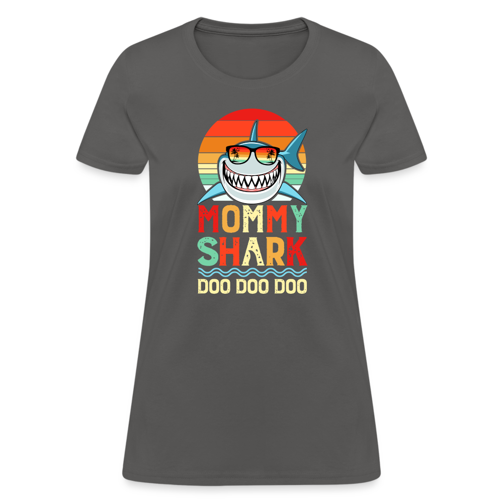Mommy Shark Doo Doo Doo T-Shirt - charcoal