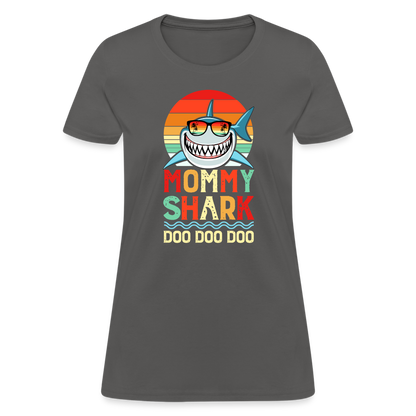 Mommy Shark Doo Doo Doo T-Shirt - charcoal