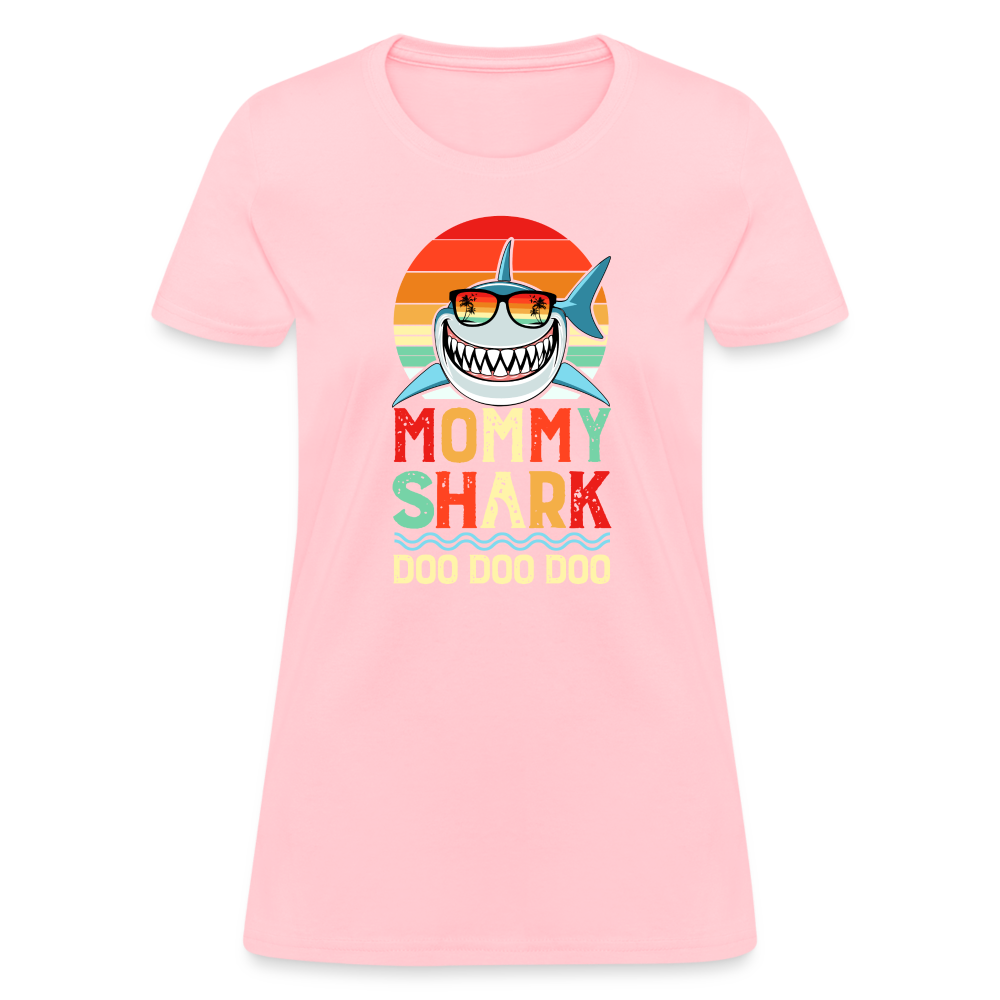 Mommy Shark Doo Doo Doo T-Shirt - pink