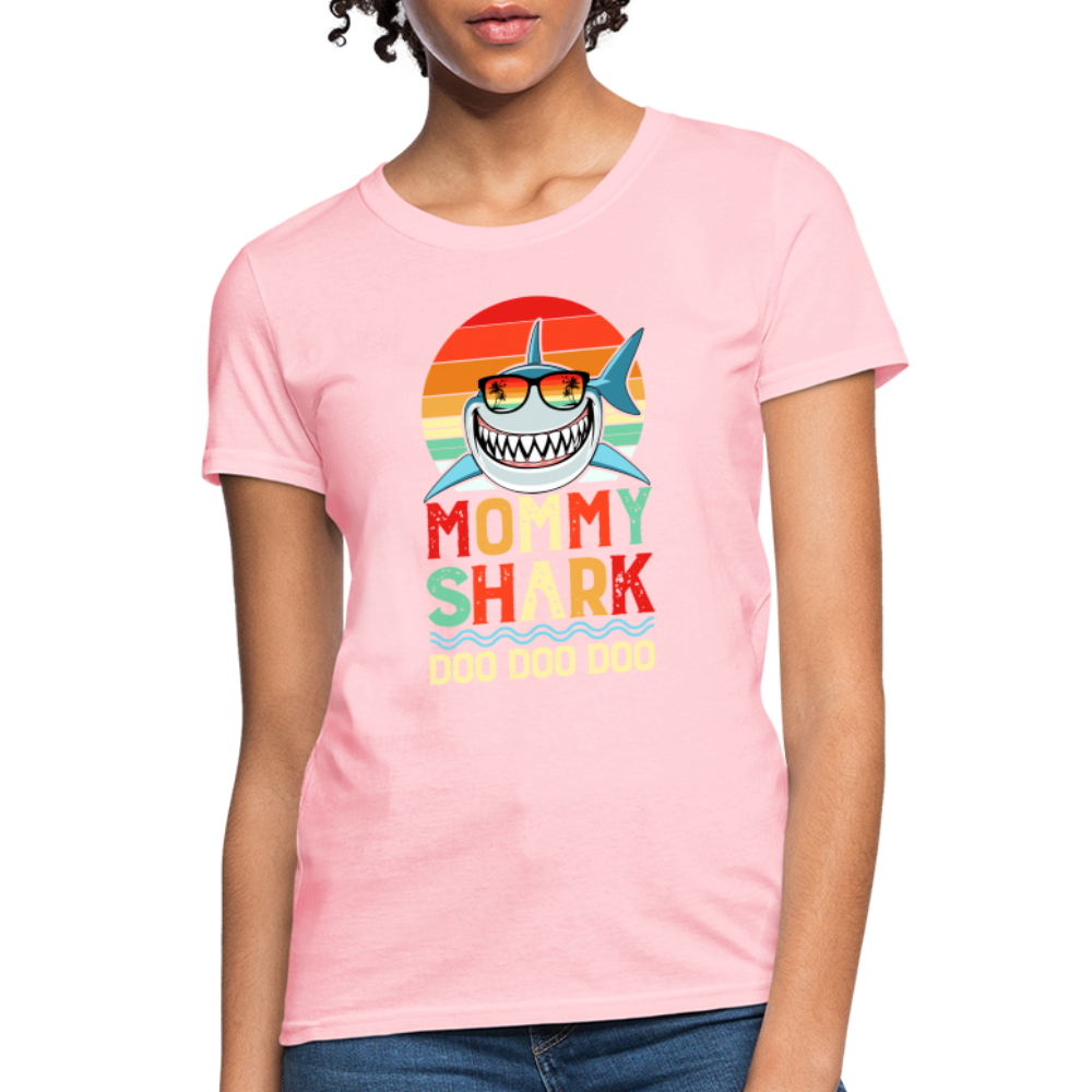 Mommy Shark Doo Doo Doo T-Shirt - pink