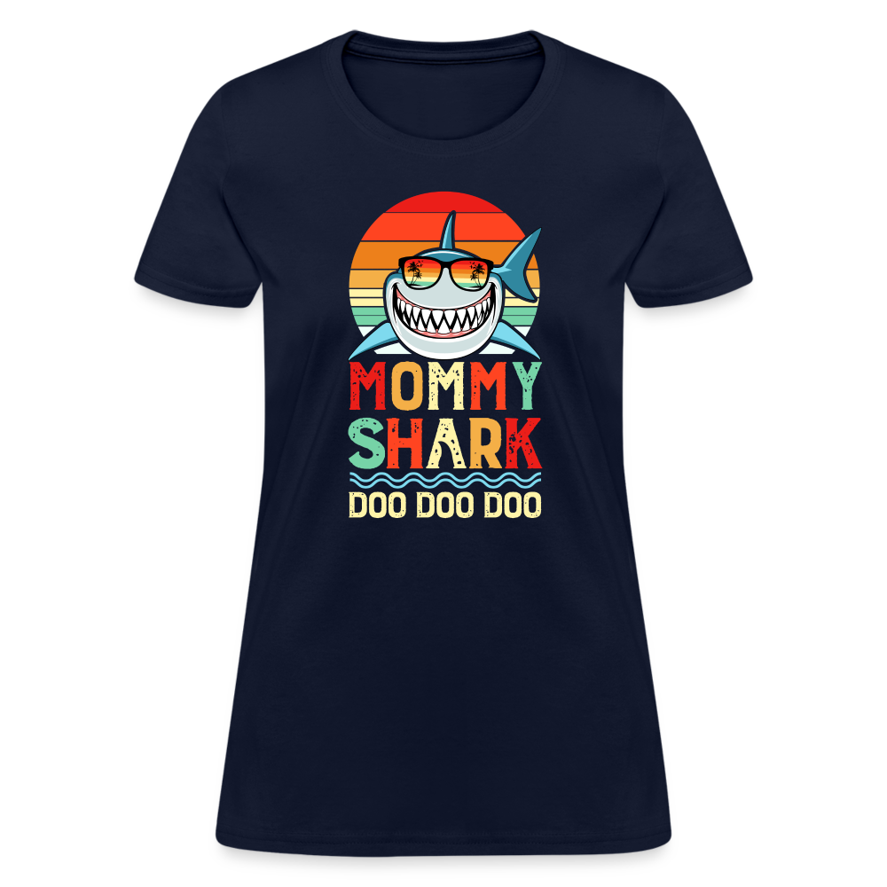 Mommy Shark Doo Doo Doo T-Shirt - navy