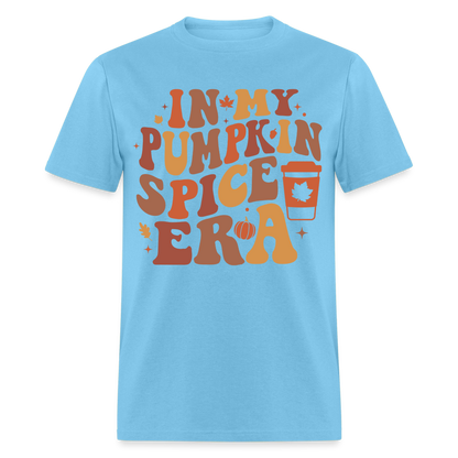 In My Pumpkin Spice Era T-Shirt - aquatic blue