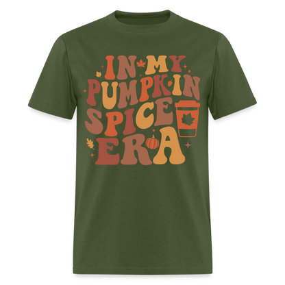 In My Pumpkin Spice Era T-Shirt - military green