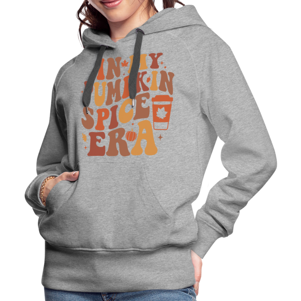 In My Pumpkin Spice Era Women’s Premium Hoodie - heather grey