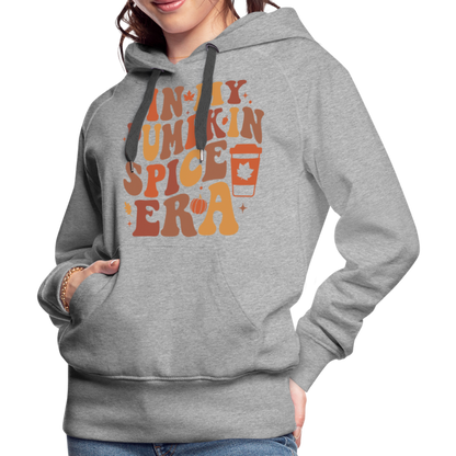 In My Pumpkin Spice Era Women’s Premium Hoodie - heather grey