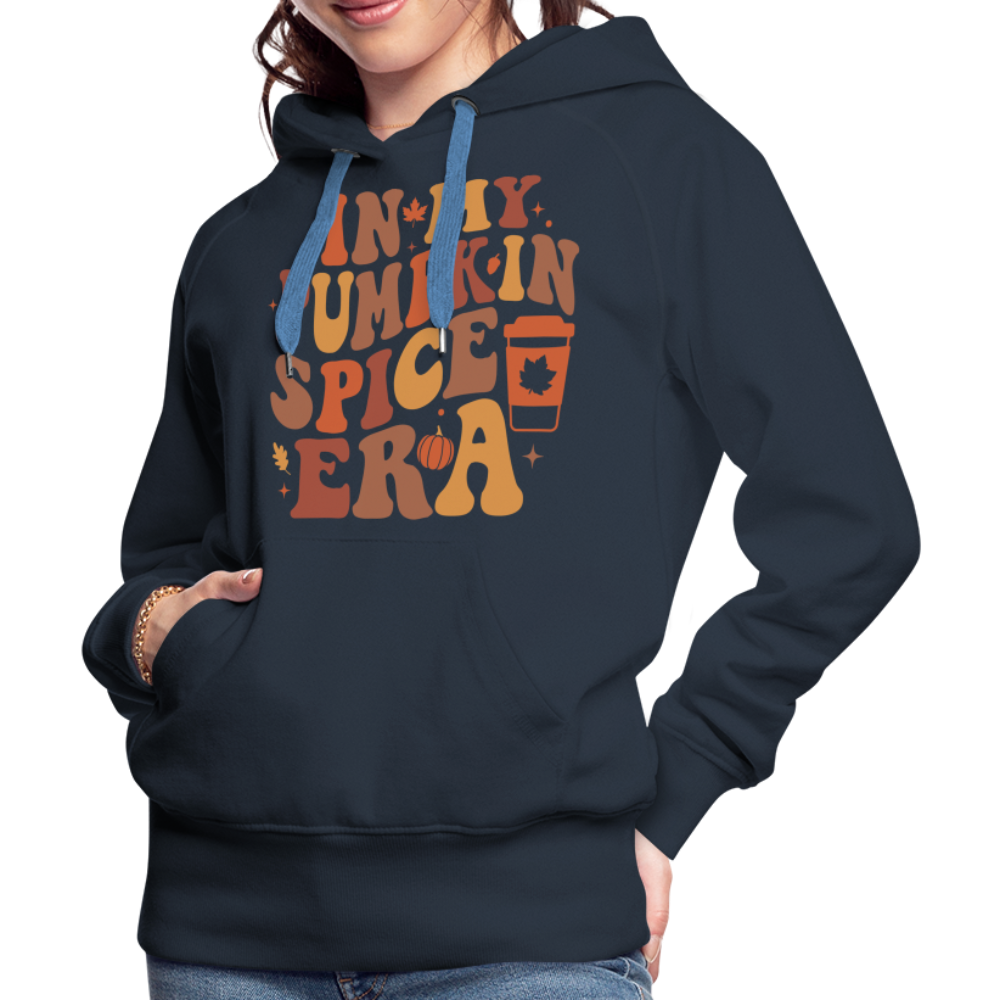 In My Pumpkin Spice Era Women’s Premium Hoodie - navy