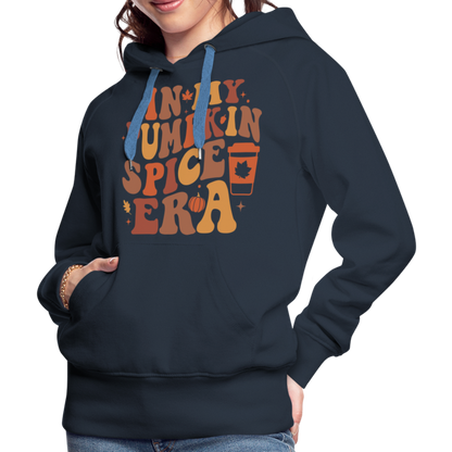 In My Pumpkin Spice Era Women’s Premium Hoodie - navy