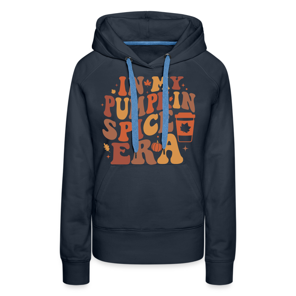 In My Pumpkin Spice Era Women’s Premium Hoodie - navy