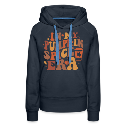 In My Pumpkin Spice Era Women’s Premium Hoodie - navy