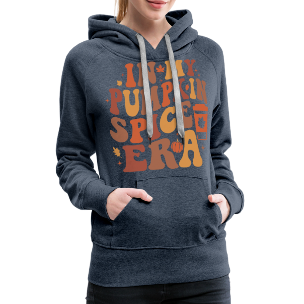 In My Pumpkin Spice Era Women’s Premium Hoodie - heather denim