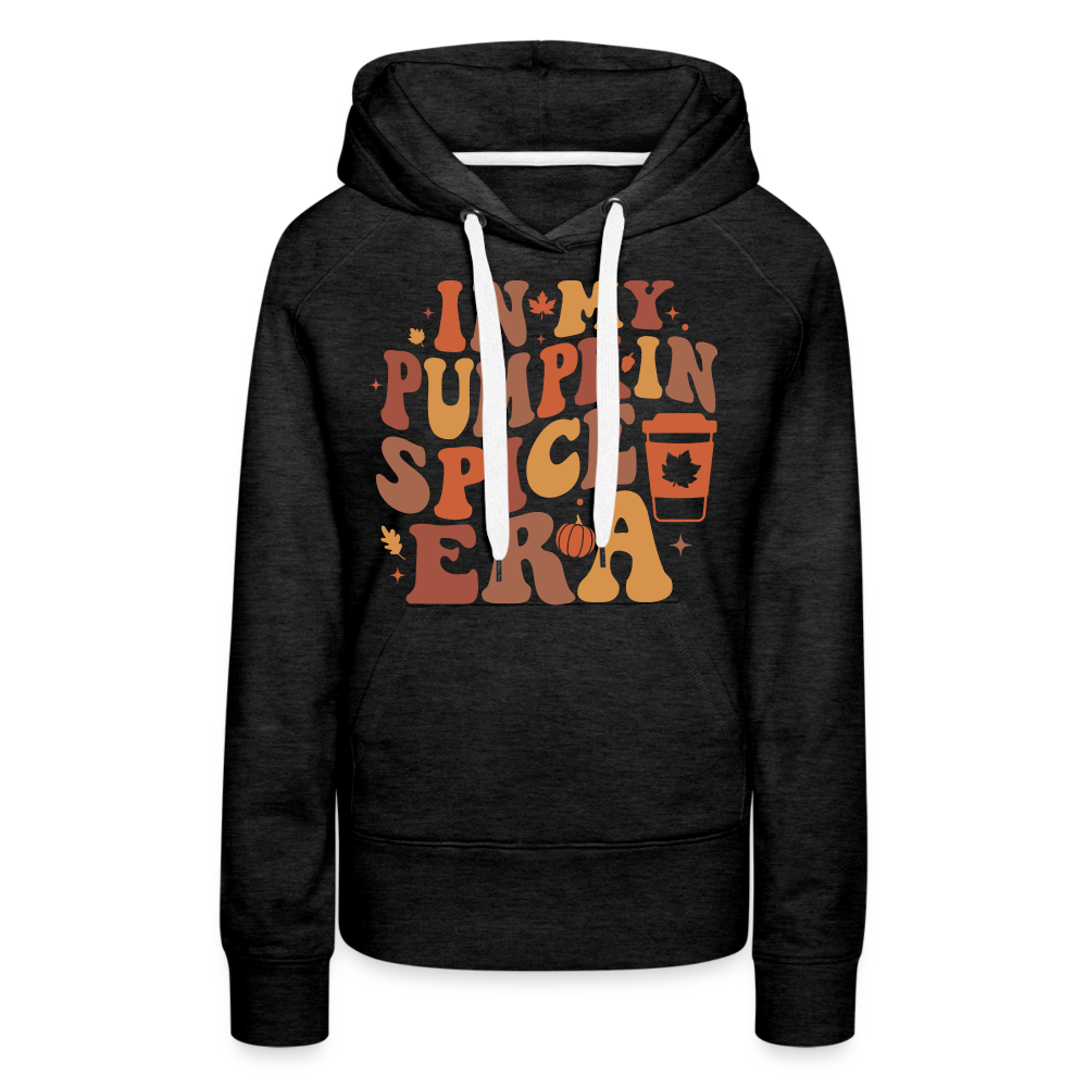 In My Pumpkin Spice Era Women’s Premium Hoodie - charcoal grey