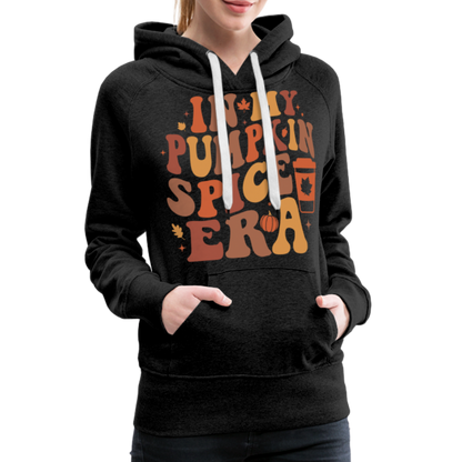 In My Pumpkin Spice Era Women’s Premium Hoodie - charcoal grey