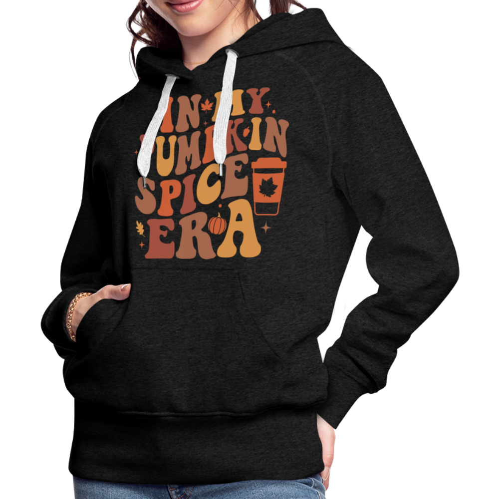 In My Pumpkin Spice Era Women’s Premium Hoodie - charcoal grey