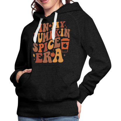 In My Pumpkin Spice Era Women’s Premium Hoodie - charcoal grey