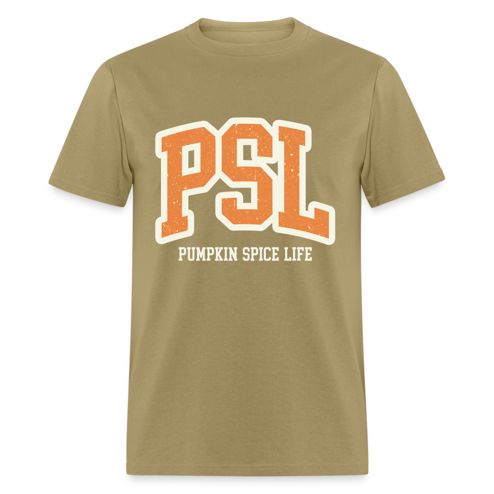 PSL Pumpkin Spice Life T-Shirt - khaki