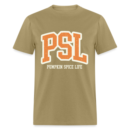PSL Pumpkin Spice Life T-Shirt - khaki