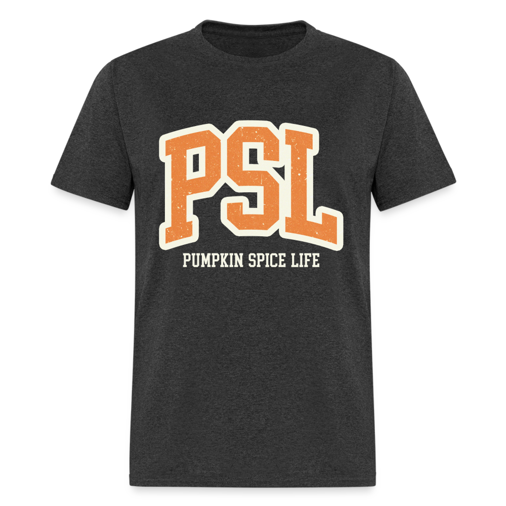 PSL Pumpkin Spice Life T-Shirt - heather black