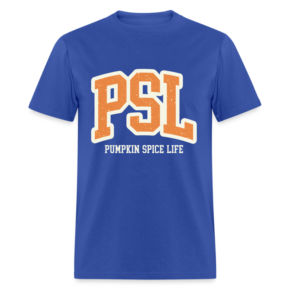 PSL Pumpkin Spice Life T-Shirt - royal blue