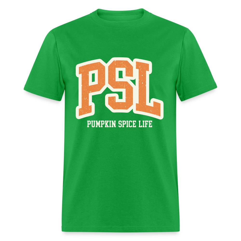 PSL Pumpkin Spice Life T-Shirt - bright green