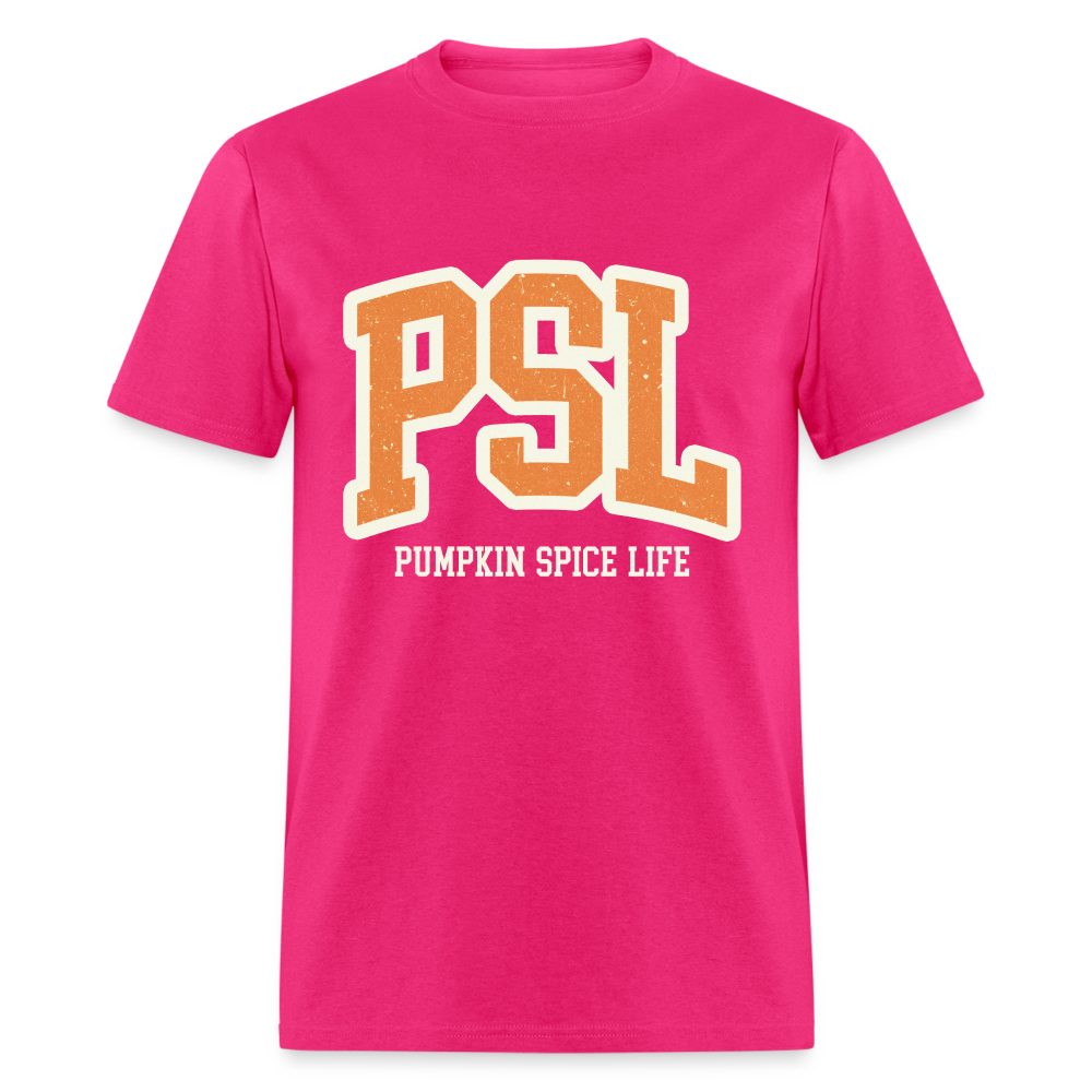 PSL Pumpkin Spice Life T-Shirt - fuchsia