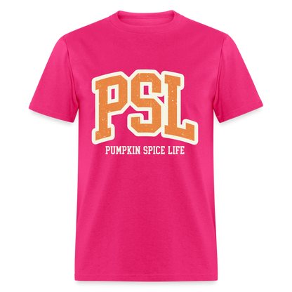 PSL Pumpkin Spice Life T-Shirt - fuchsia