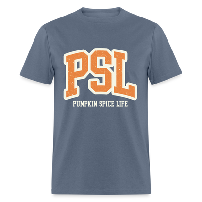 PSL Pumpkin Spice Life T-Shirt - denim