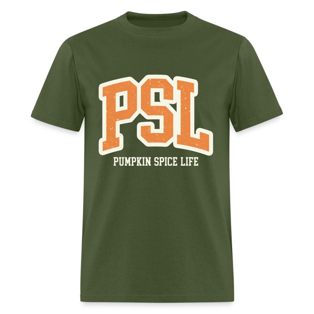 PSL Pumpkin Spice Life T-Shirt - military green