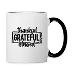 Thankful Grateful Blessed Coffee Mug