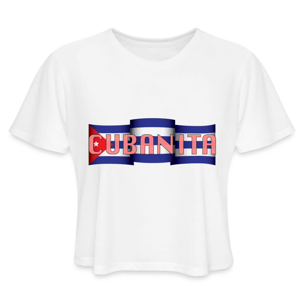 Cubanita Crop Top - white