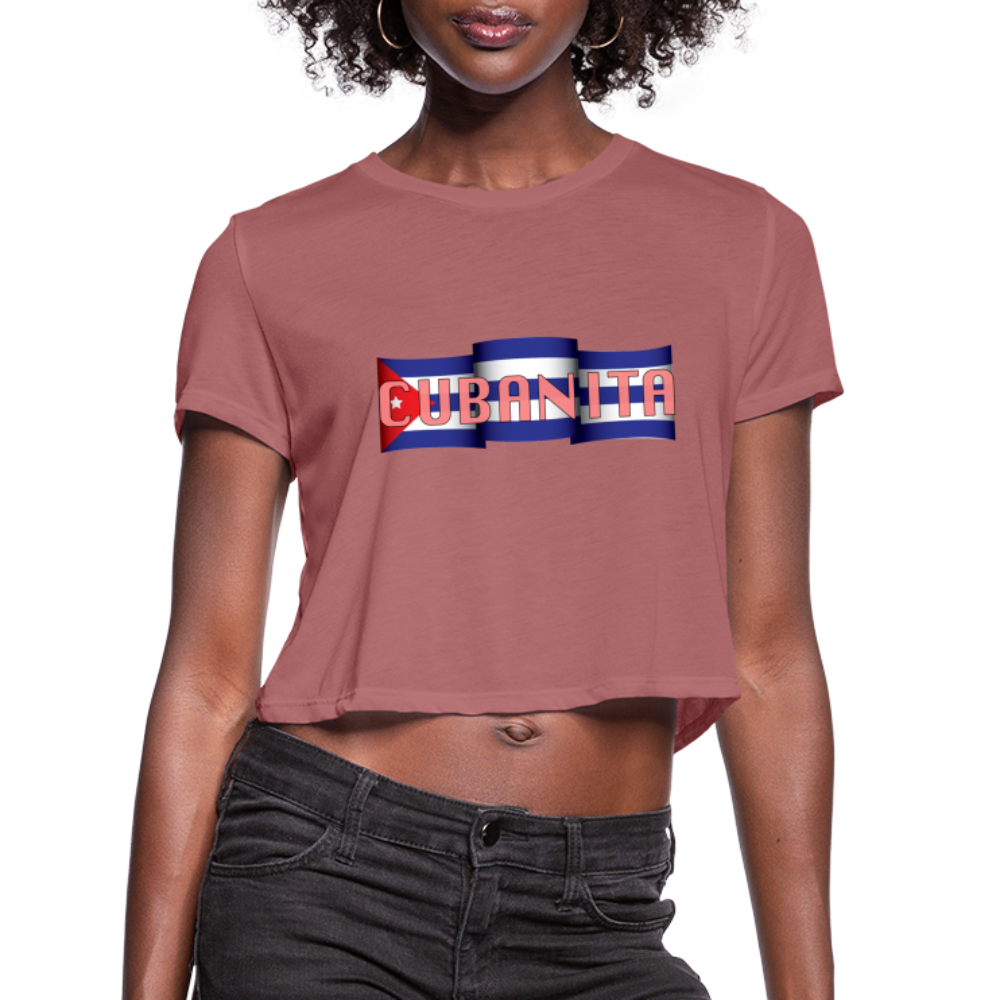 Cubanita Crop Top - mauve