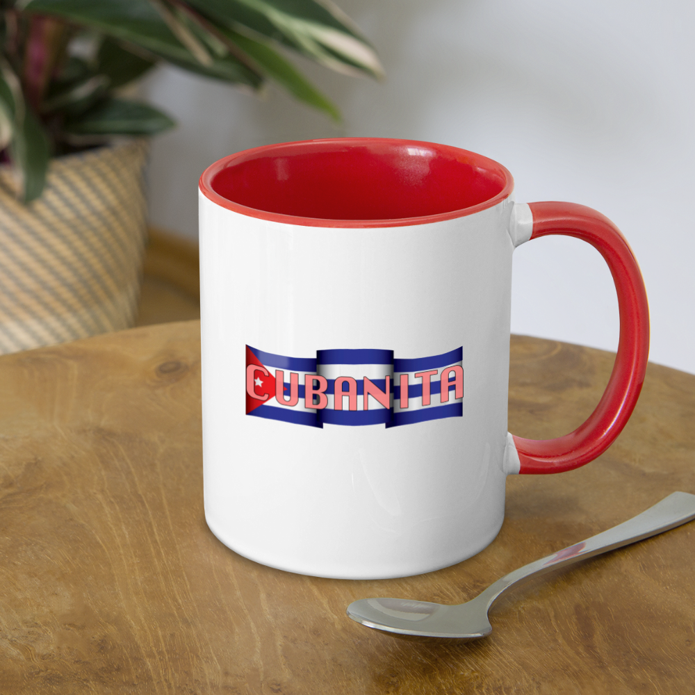 Cubanita Coffee Mug - white/red